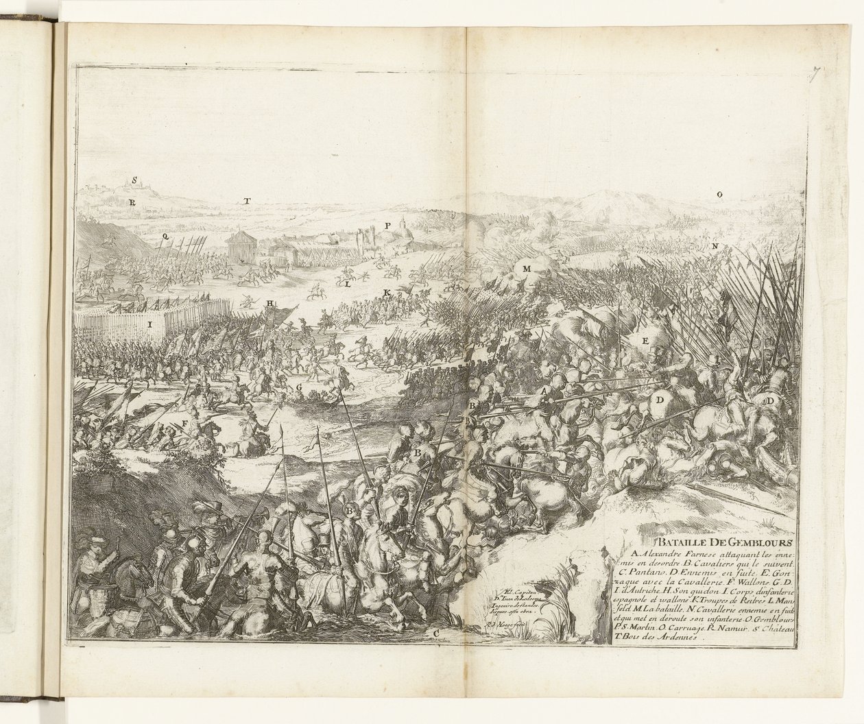 Schlacht bei Gemblours, 1578 von Romeyn de Hooghe