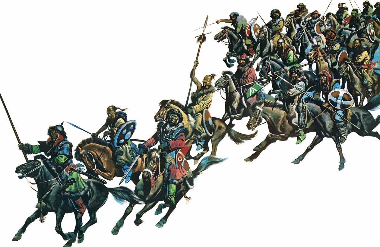 Mongolische Krieger von Ron Embleton