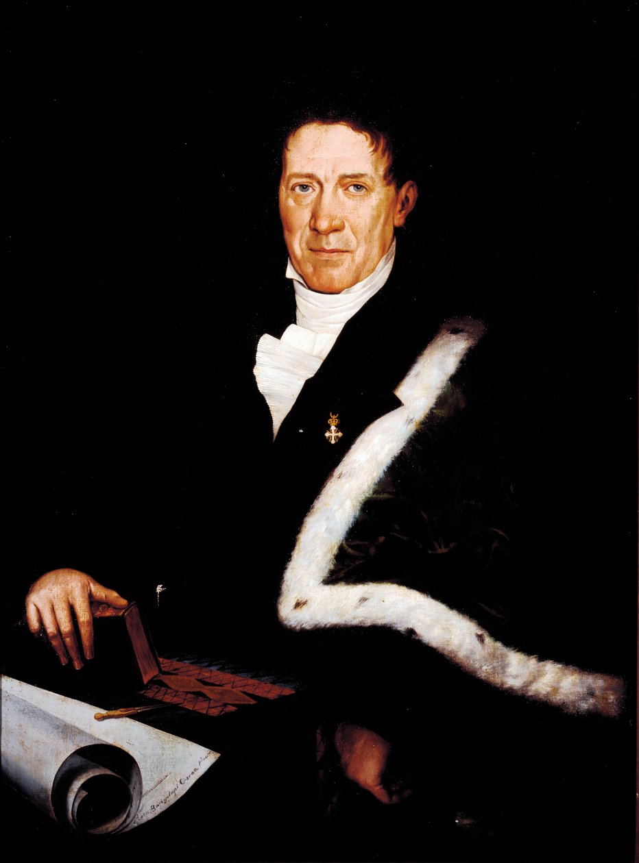Porträt des Architekten Carlo Barabino (1768-1835) von Rosa Bacigalupo Carrea