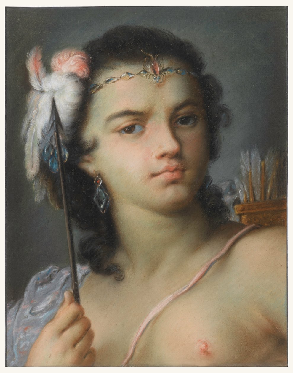 Personifikation von Amerika, vor 1720 von Rosalba Carriera