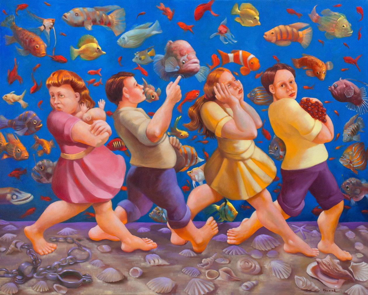Überquerung des Roten Meeres, 2008 von Rosemarie Adcock