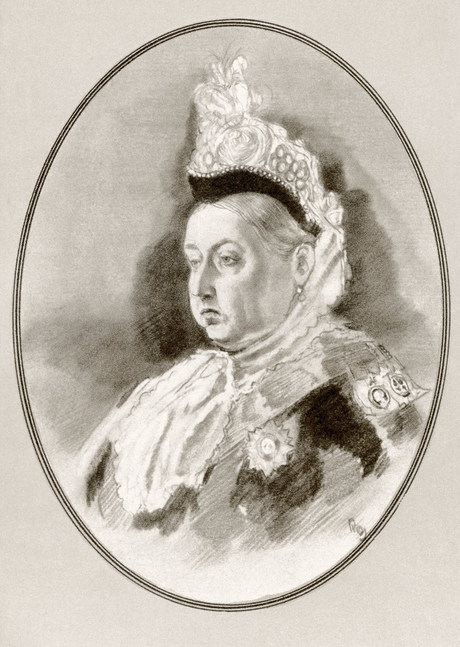 Victoria, aus Living Biographies of Famous Rulers von Ross Gordon