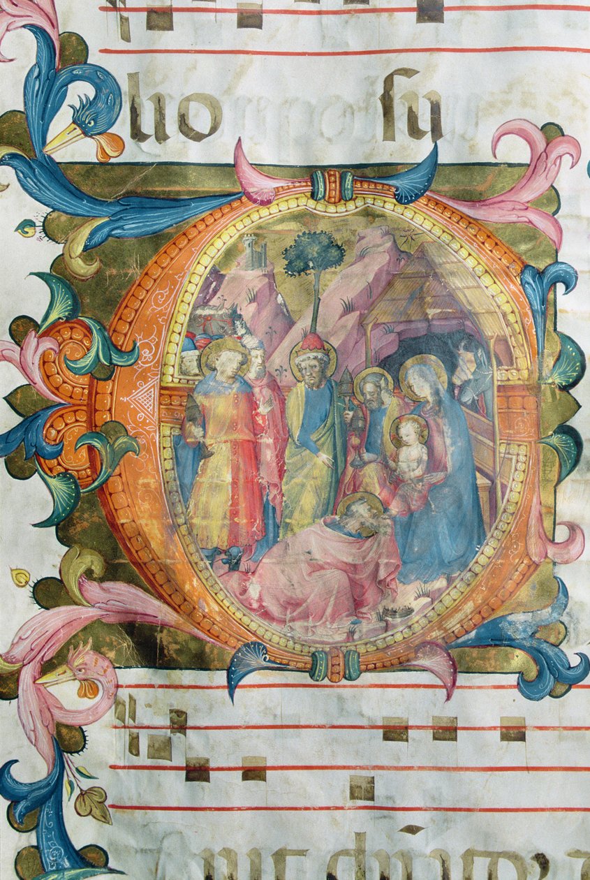 Corale / Graduale Nr. 5, Historisierte Initiale 