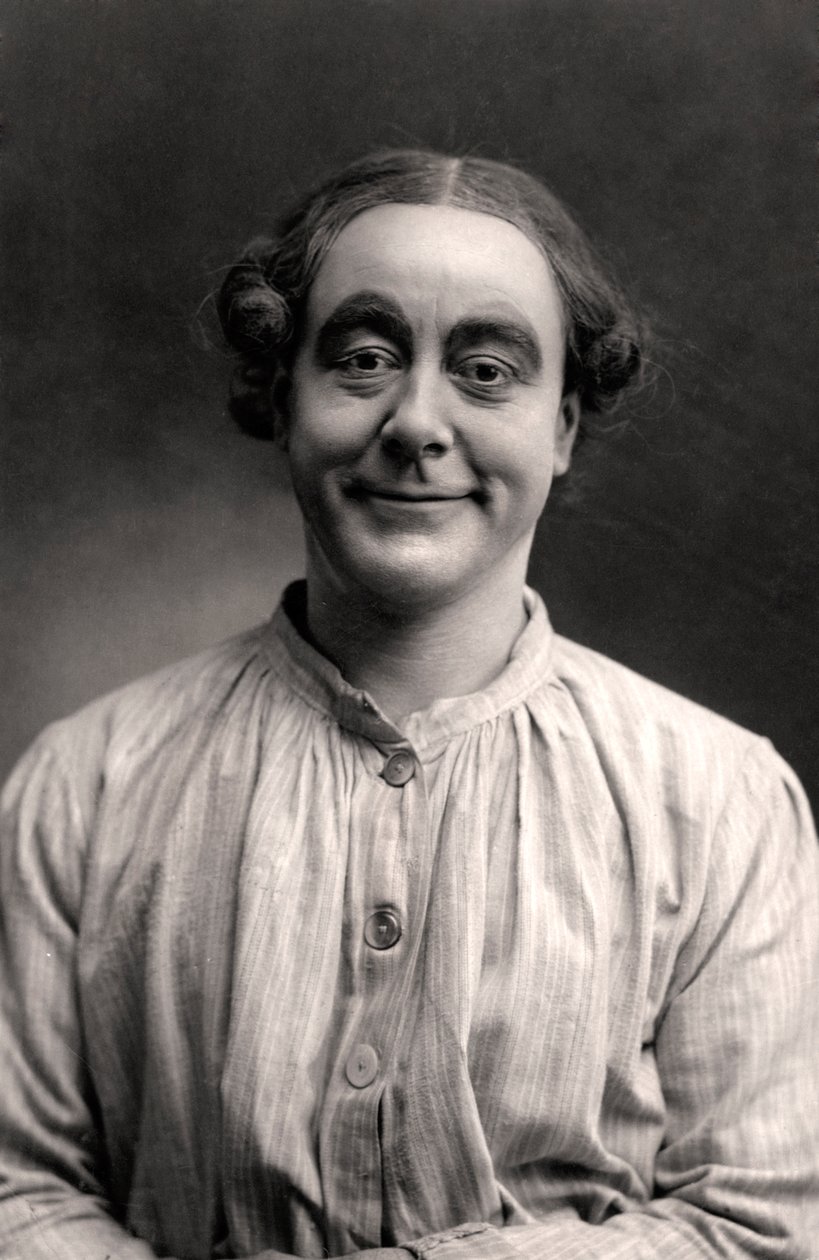 George Robey 1869-1954, Varietékünstler, 1907 von Rotary Photo