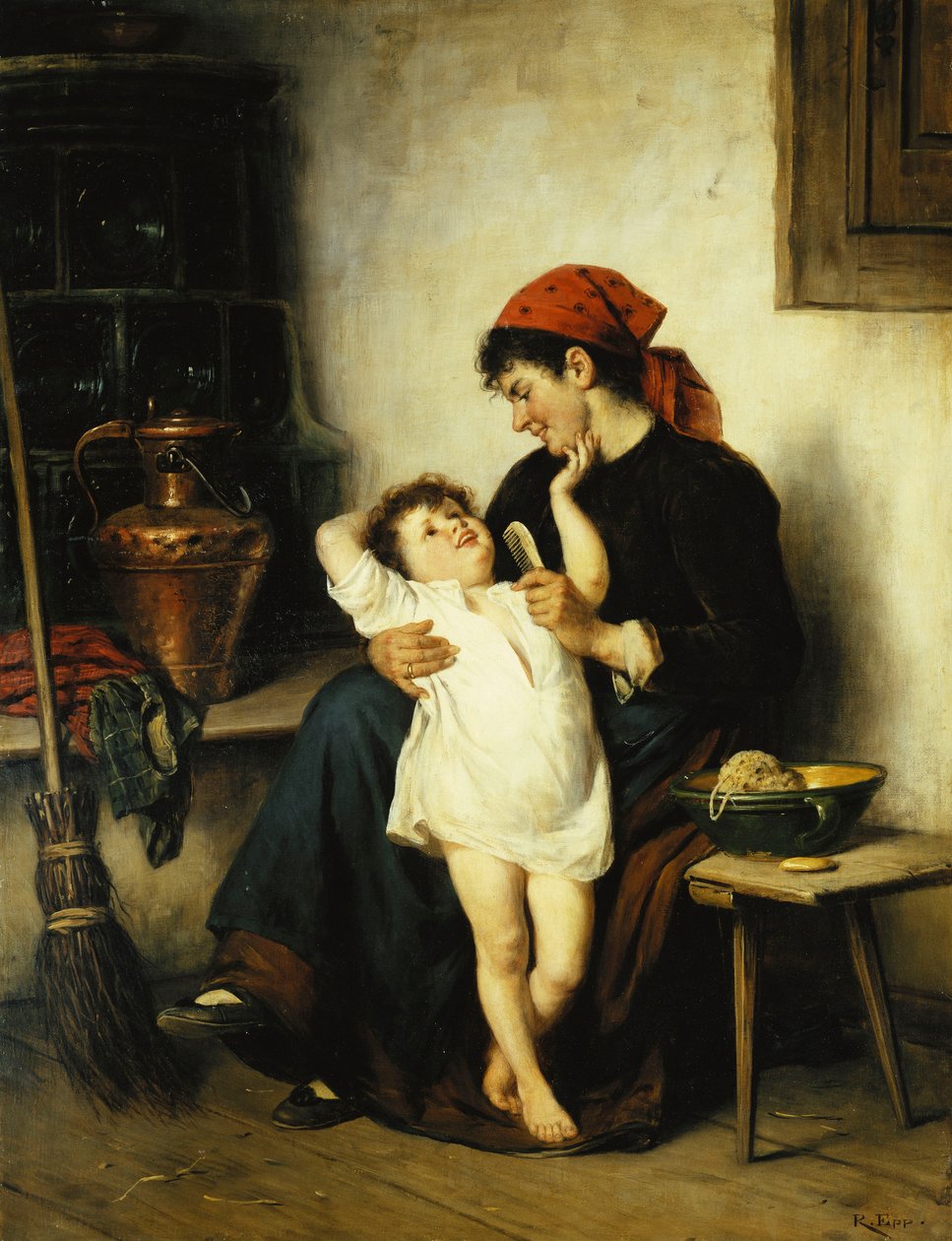 Badezeit von Rudolf Epp