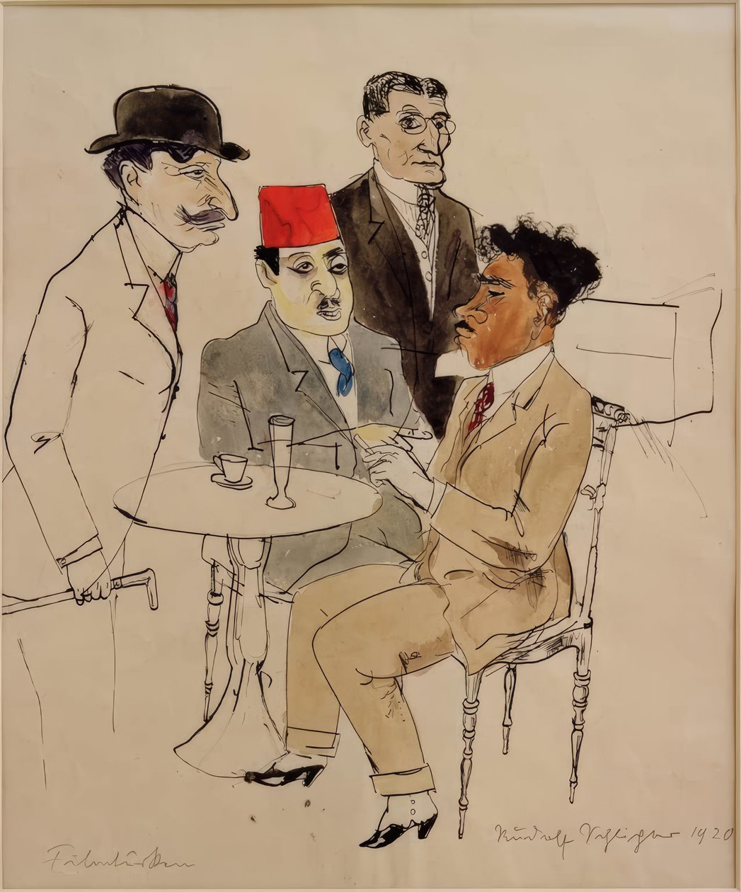 Filmtürken von Rudolf Schlichter