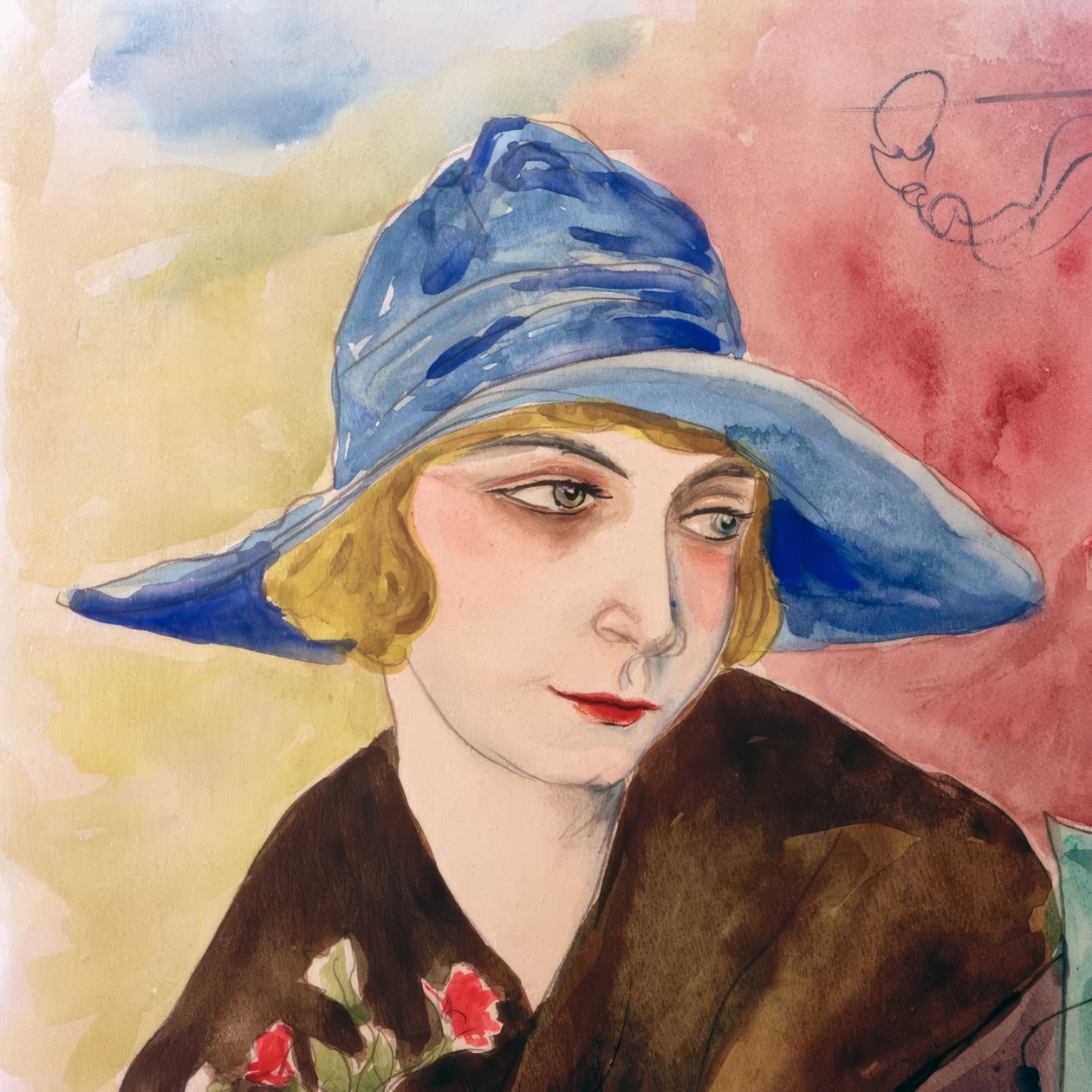 Gruß aus Lesbos (Ausschnitt) von Rudolf Schlichter