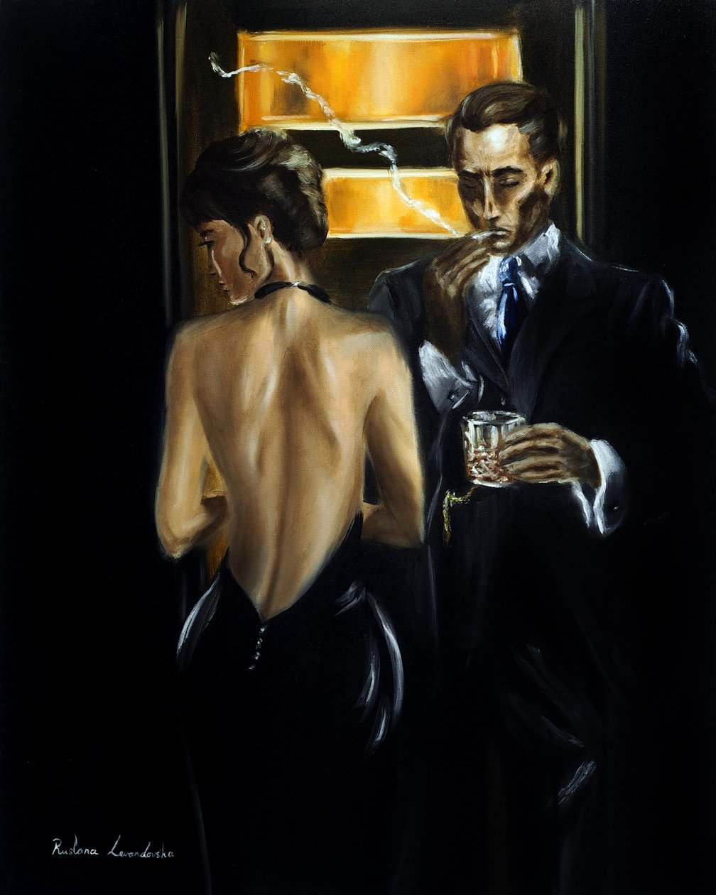 Rauch und Seide, 2025 von Ruslana Levandovska