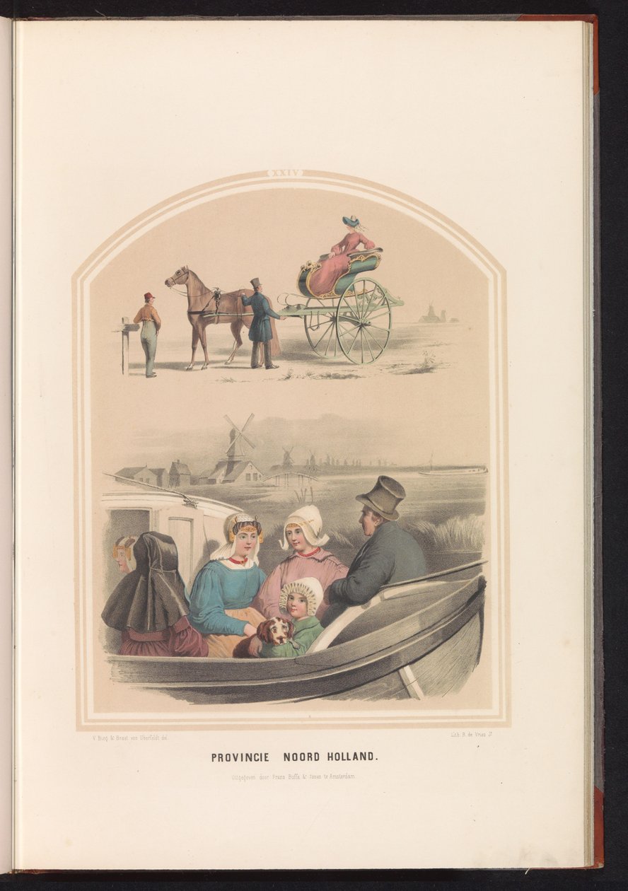 Tracht von Nordholland, 1857 von Ruurt de Vries