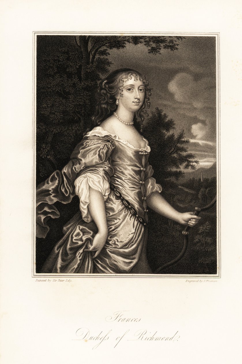 Porträt von Frances Stuart, Herzogin von Richmond von S. Freeman