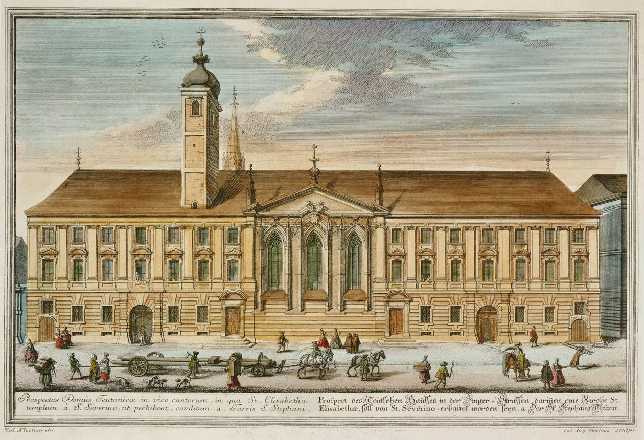Haus des Deutschen Ordens in Wien von Salomon (after) Kleiner
