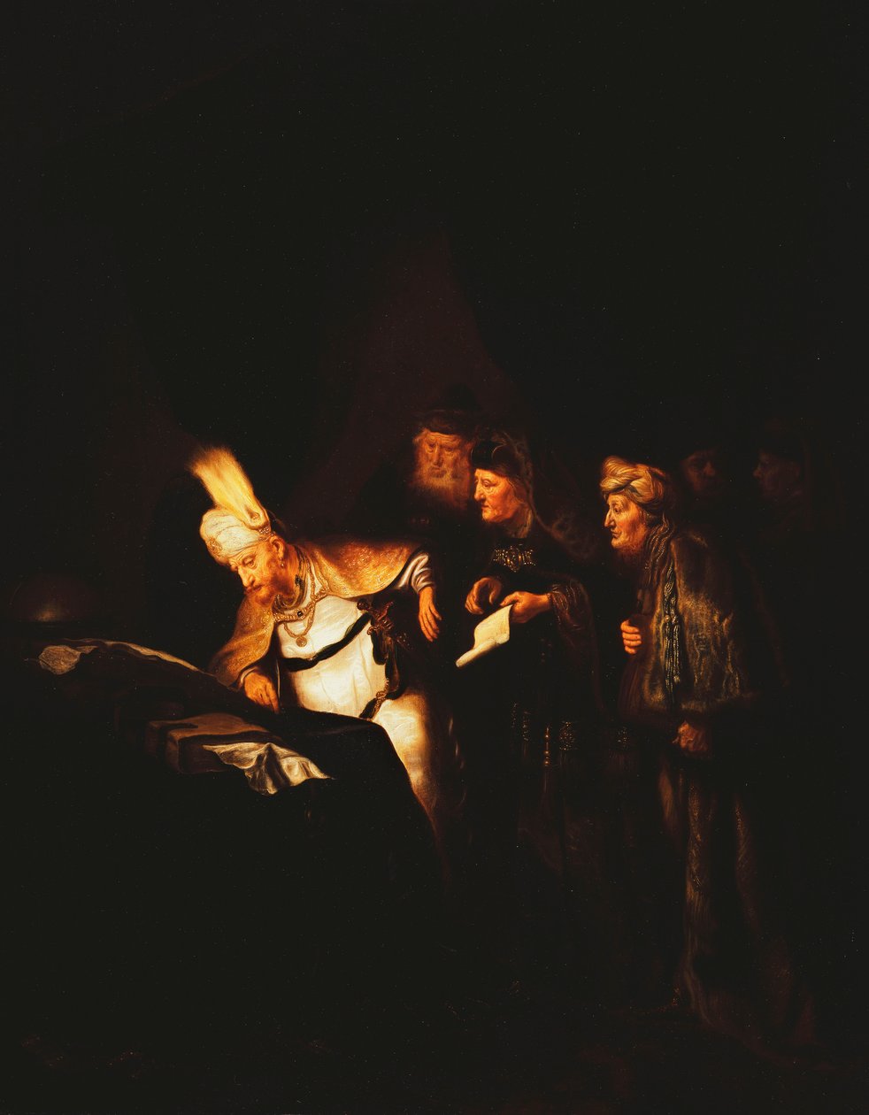 Pontius Pilatus weigert sich, die Inschrift für das Kreuz Christi zu ändern, 1641 von Salomon Koninck