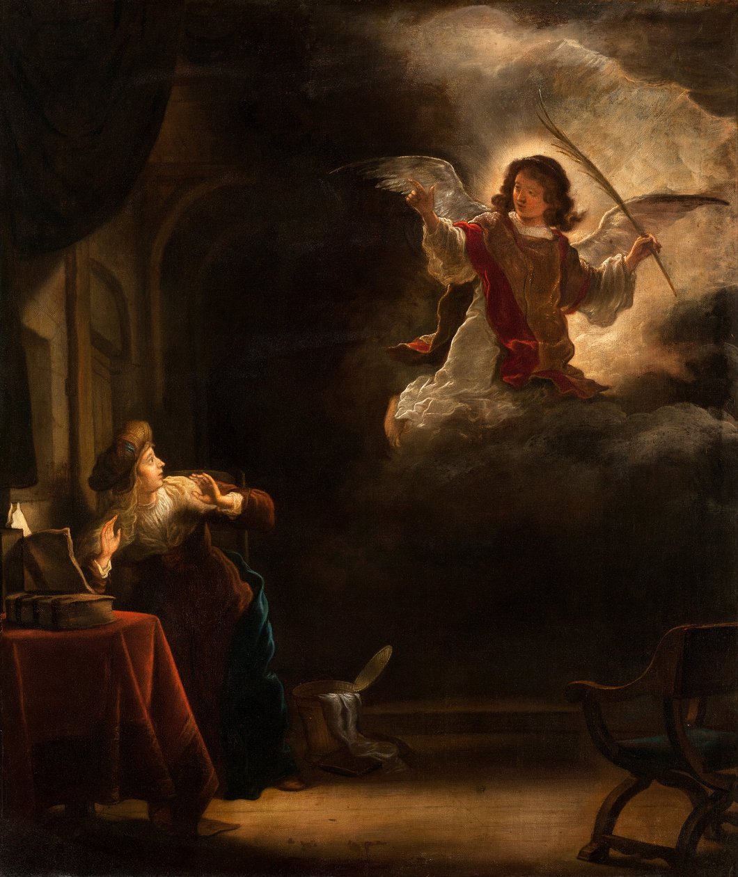 Die Verkündigung, 1655 von Salomon Koninck
