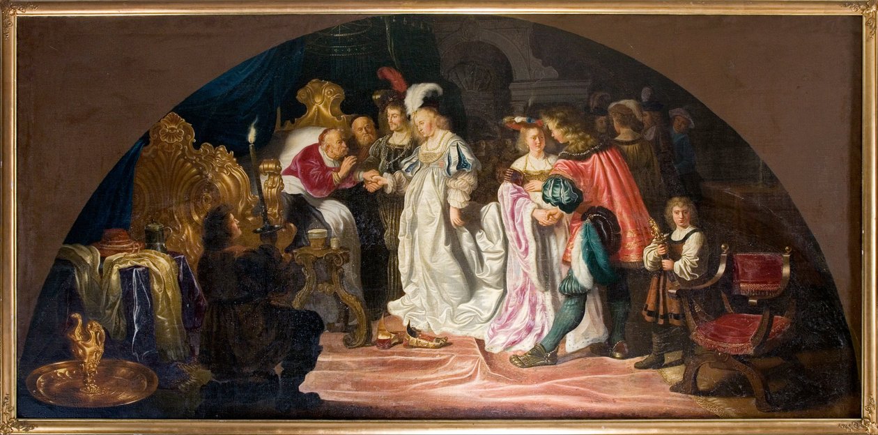 Die königlichen Doppelhochzeiten oder Vermählungen von 1502 von Salomon Koninck