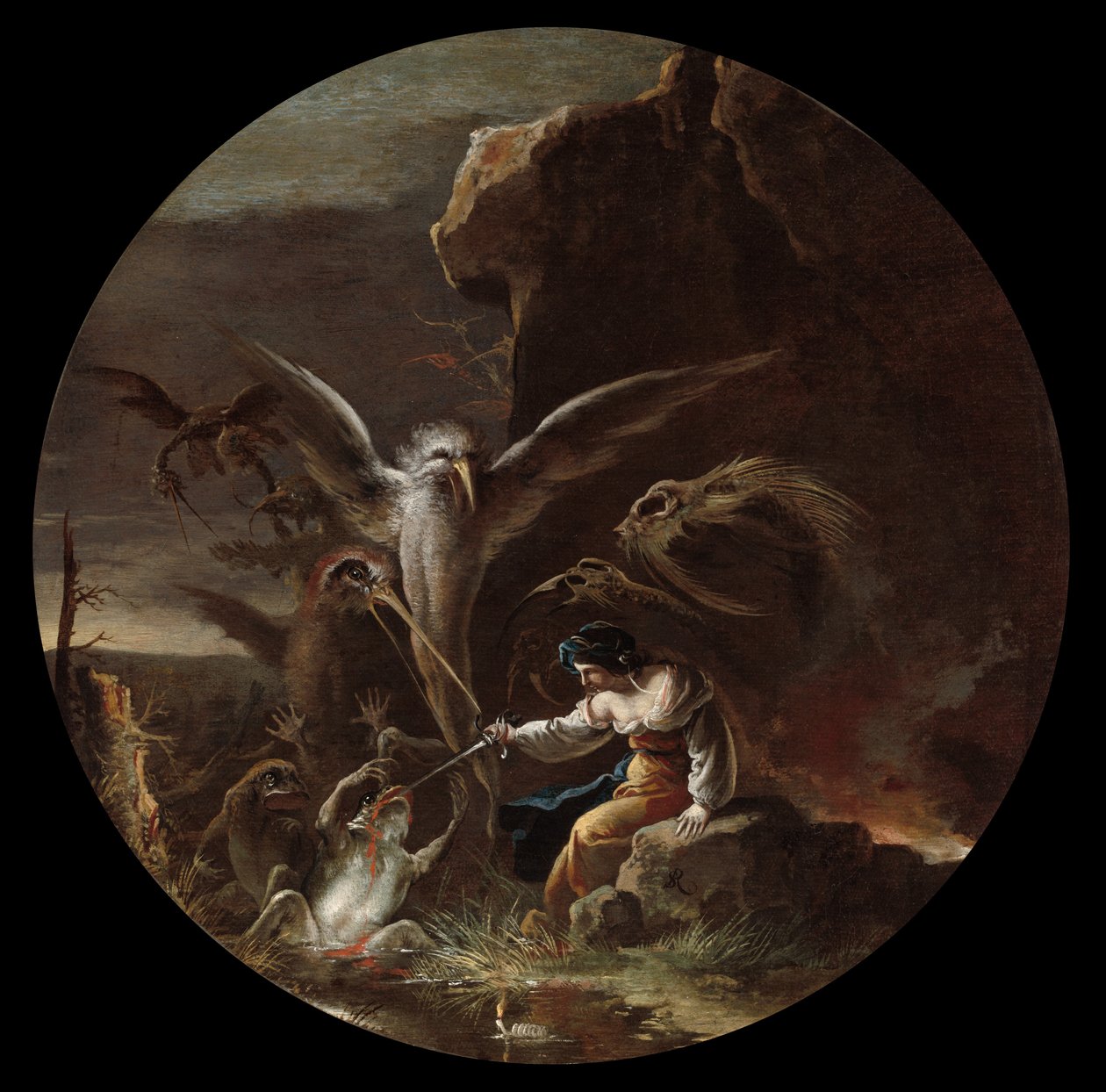 Szenen der Hexerei, ca. 1645-49 von Salvator Rosa