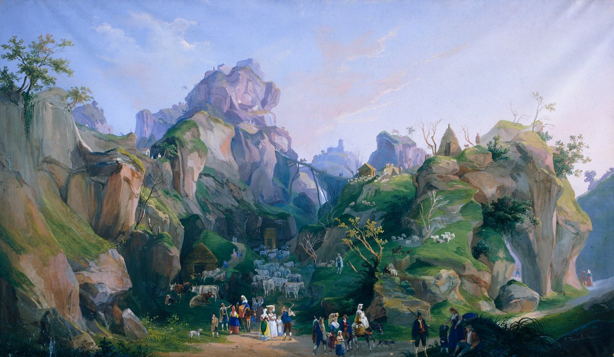 Königliche Krippe von Ferdinand II. von Salvatore Fergola