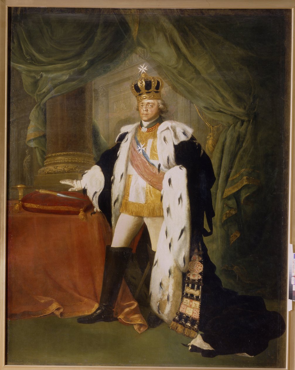 Porträt des Kaisers Paul I. von Russland (1754-1801), in der Kleidung eines Ritters des Malteserordens von Salvatore Tonci