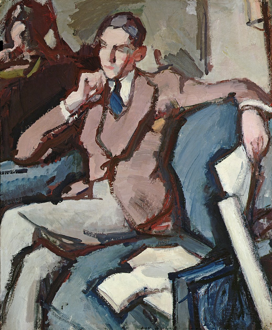 Porträt von Willie Peploe von Samuel John Peploe