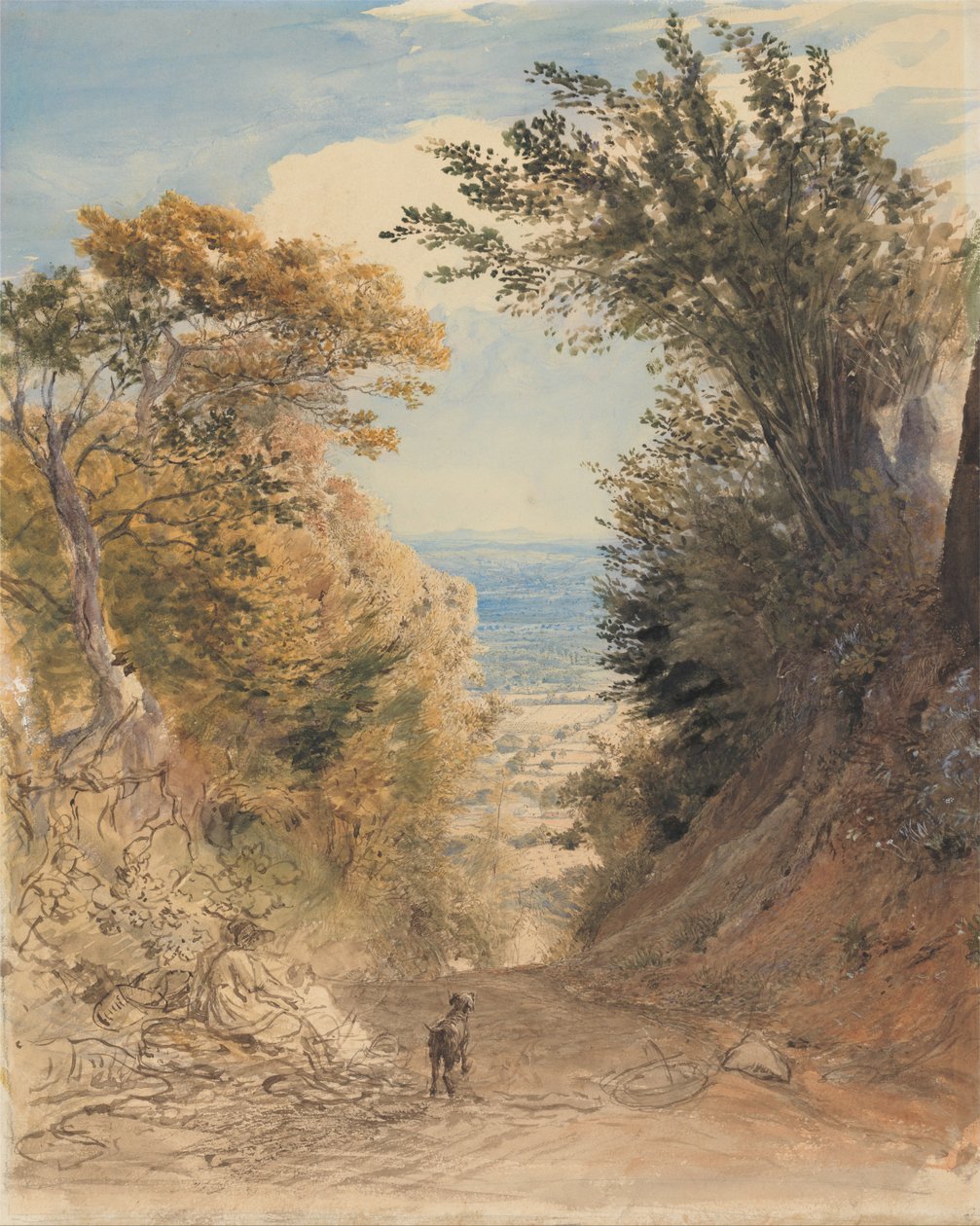 Blick von Rooks Hill, Kent von Samuel Palmer
