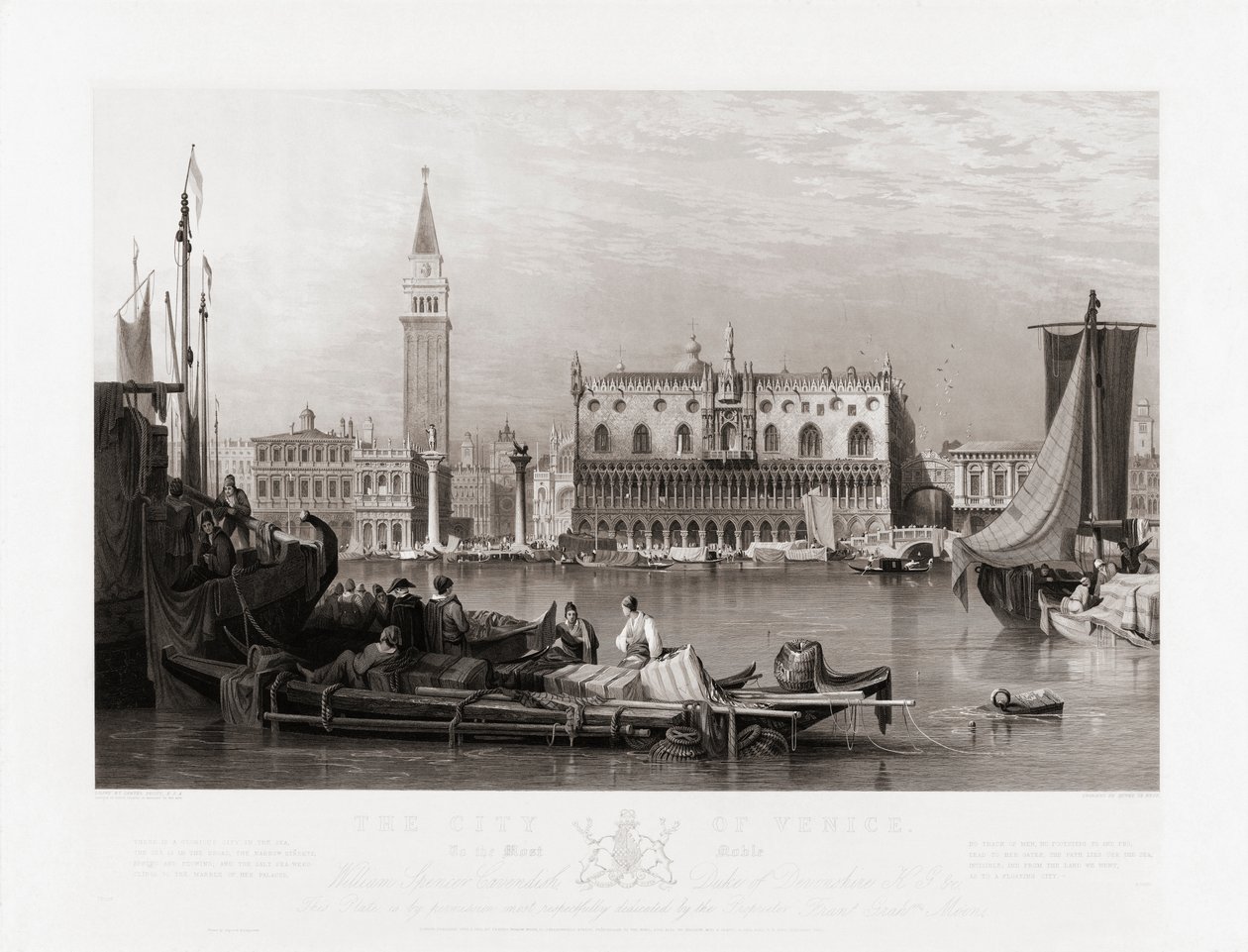 Dogenpalast und Markusplatz, Venedig