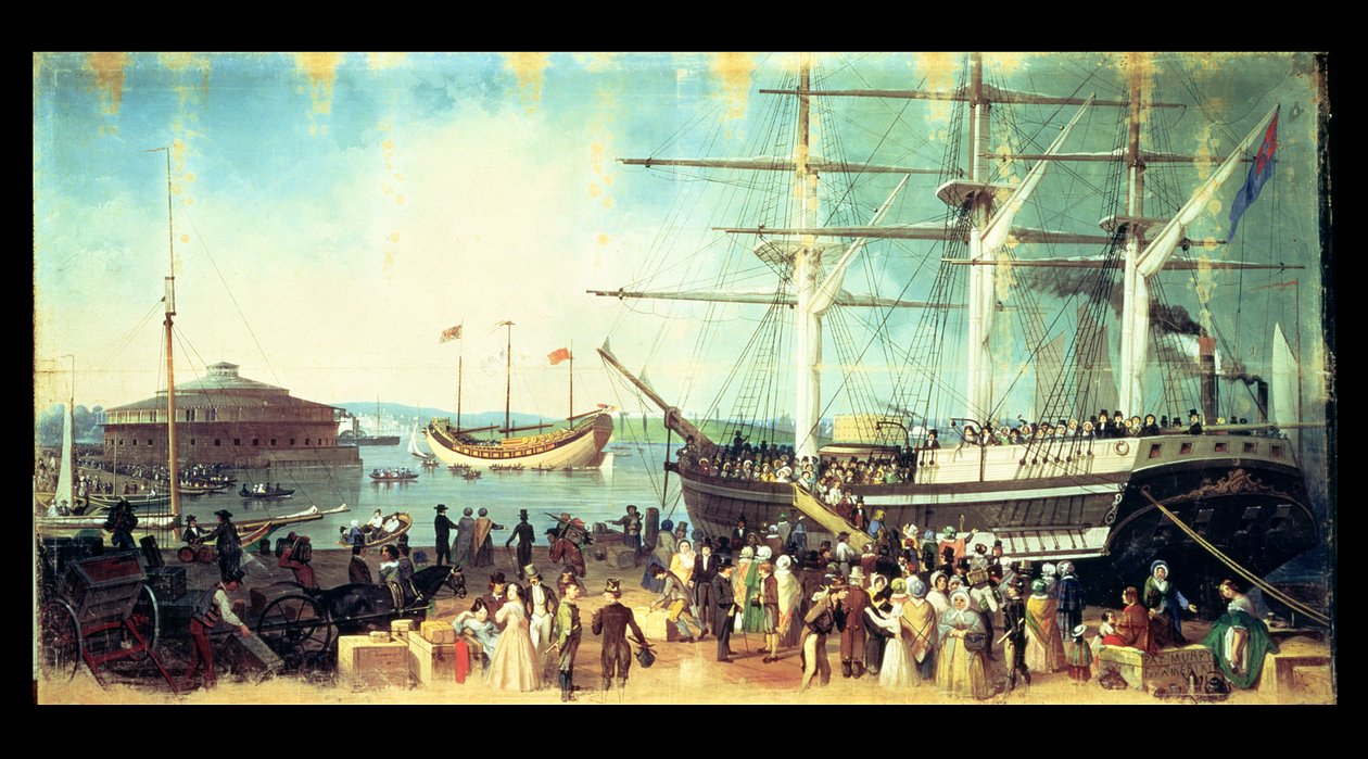 Die Bucht und der Hafen von New York von Samuel Bell Waugh