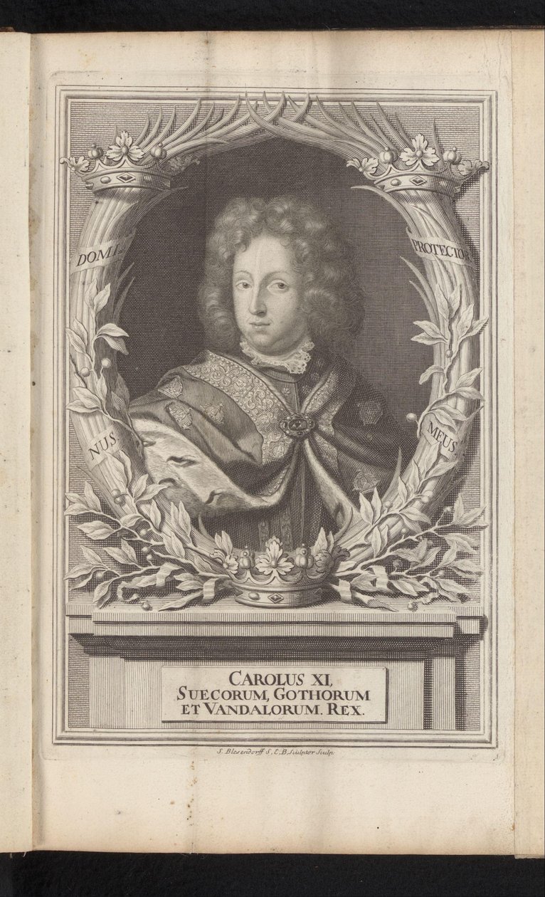 Porträt von Karl XI. von Schweden von Samuel Blesendorf