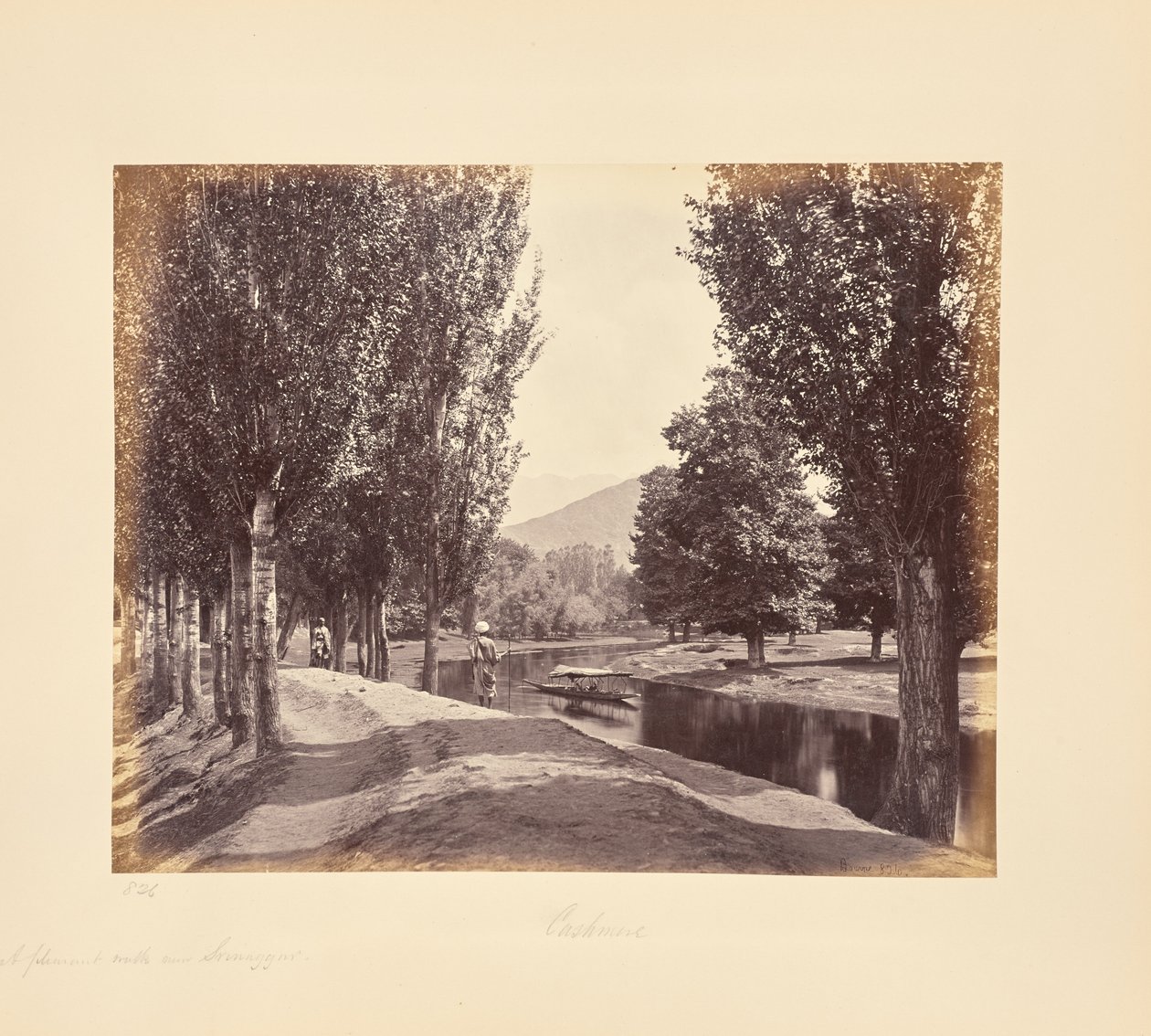 Ein angenehmer Spaziergang in der Nähe von Srinagar von Samuel Bourne