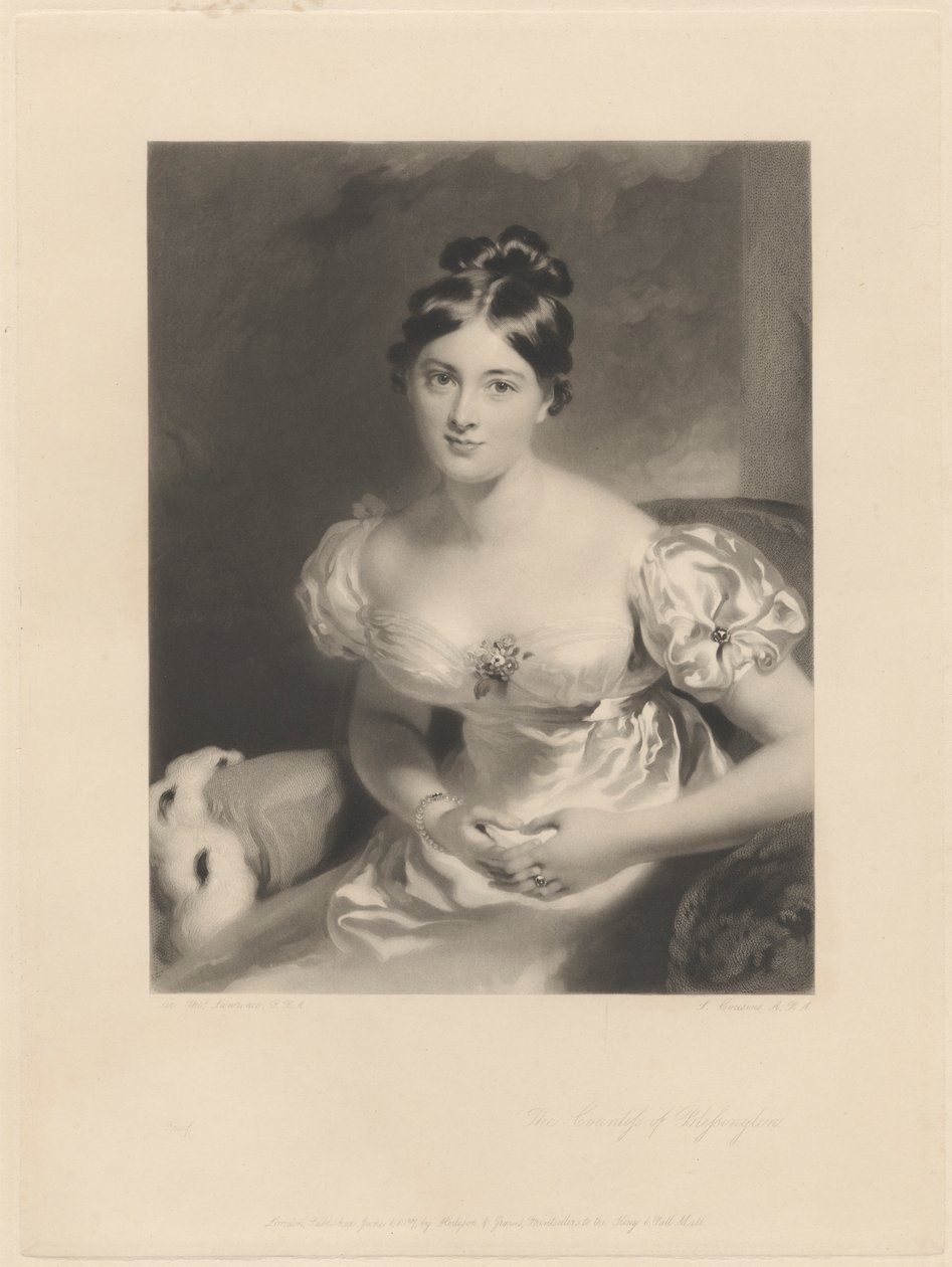 Die Gräfin von Blessington von Samuel Cousins