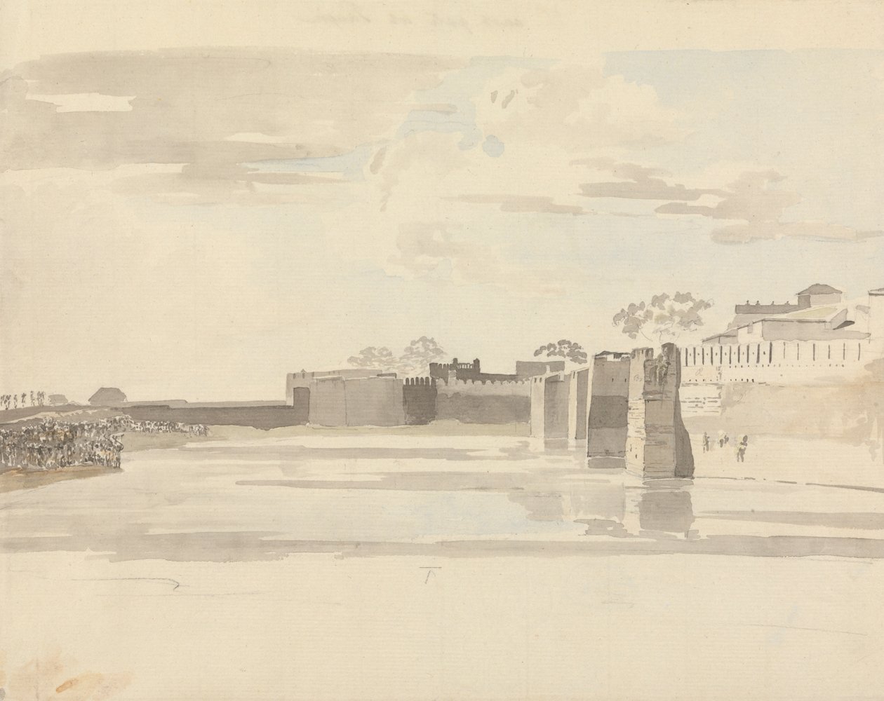 Das Osttor in Tanjore (S. Indien) von Samuel Davis