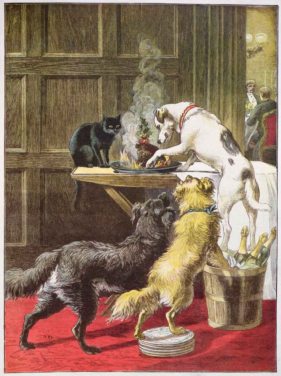 Weihnachtstag: Der Ungebetene von Samuel Edmund (after) Waller
