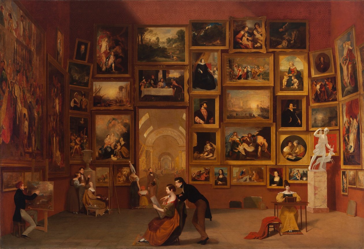 Galerie des Louvre von Samuel Finley Breese Morse