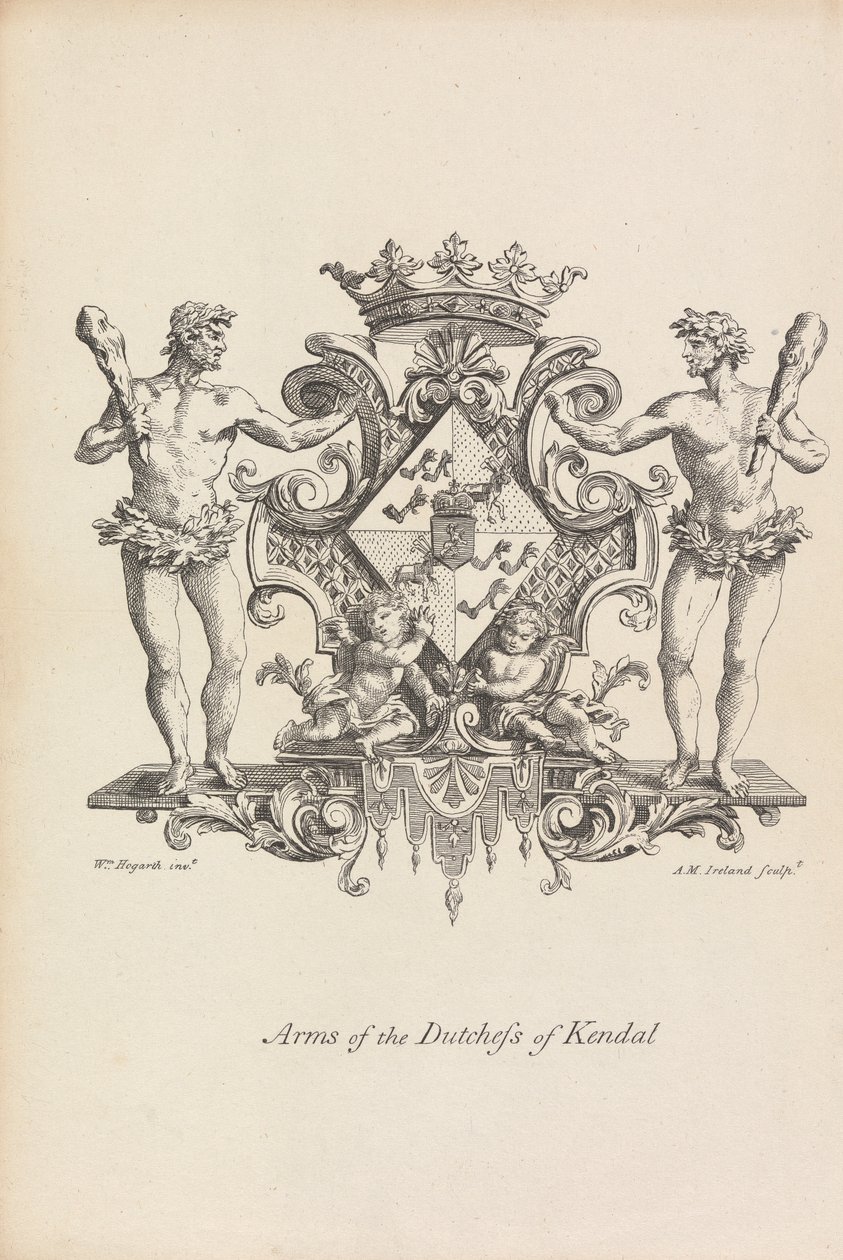 Wappen der Herzogin von Kendal von Samuel Ireland