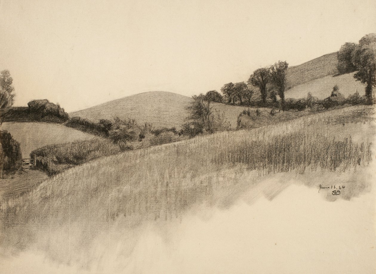 Landschaft auf dem Land, 1884 von Samuel Isham