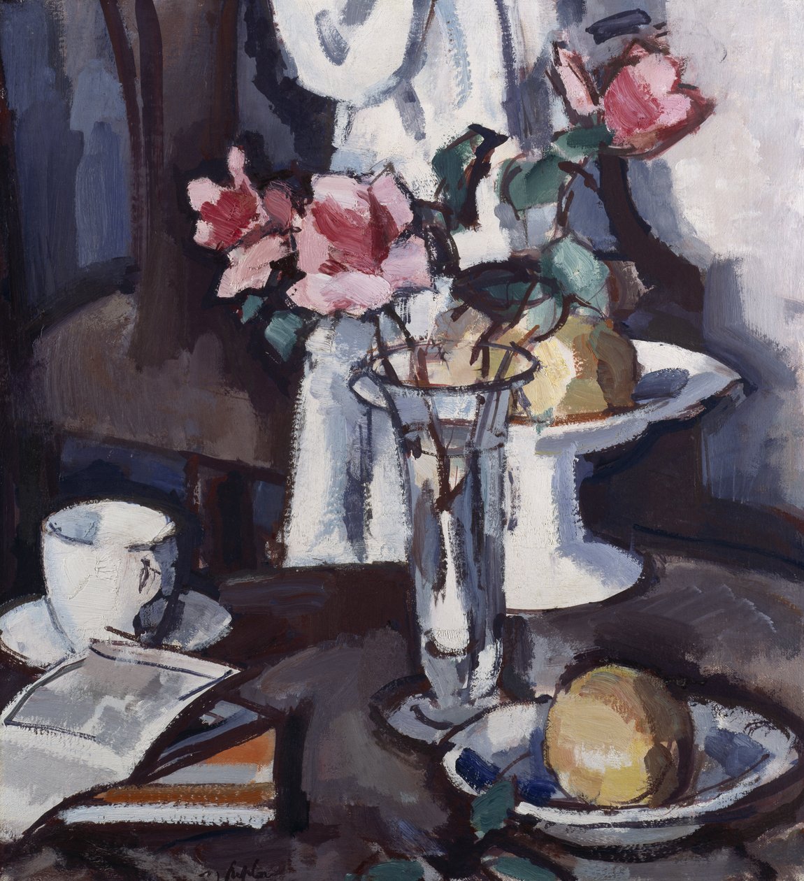 Stillleben mit roten Rosen, ca. 1931 von Samuel John Peploe
