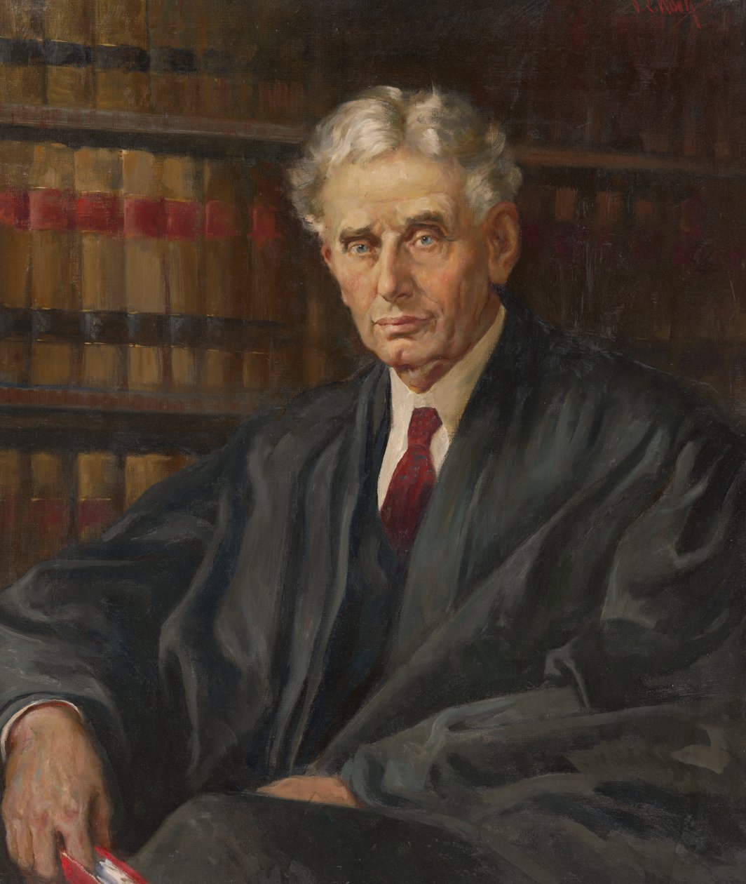 Louis Brandeis, 1937 von Samuel Johnson Woolf: Kunstdruck