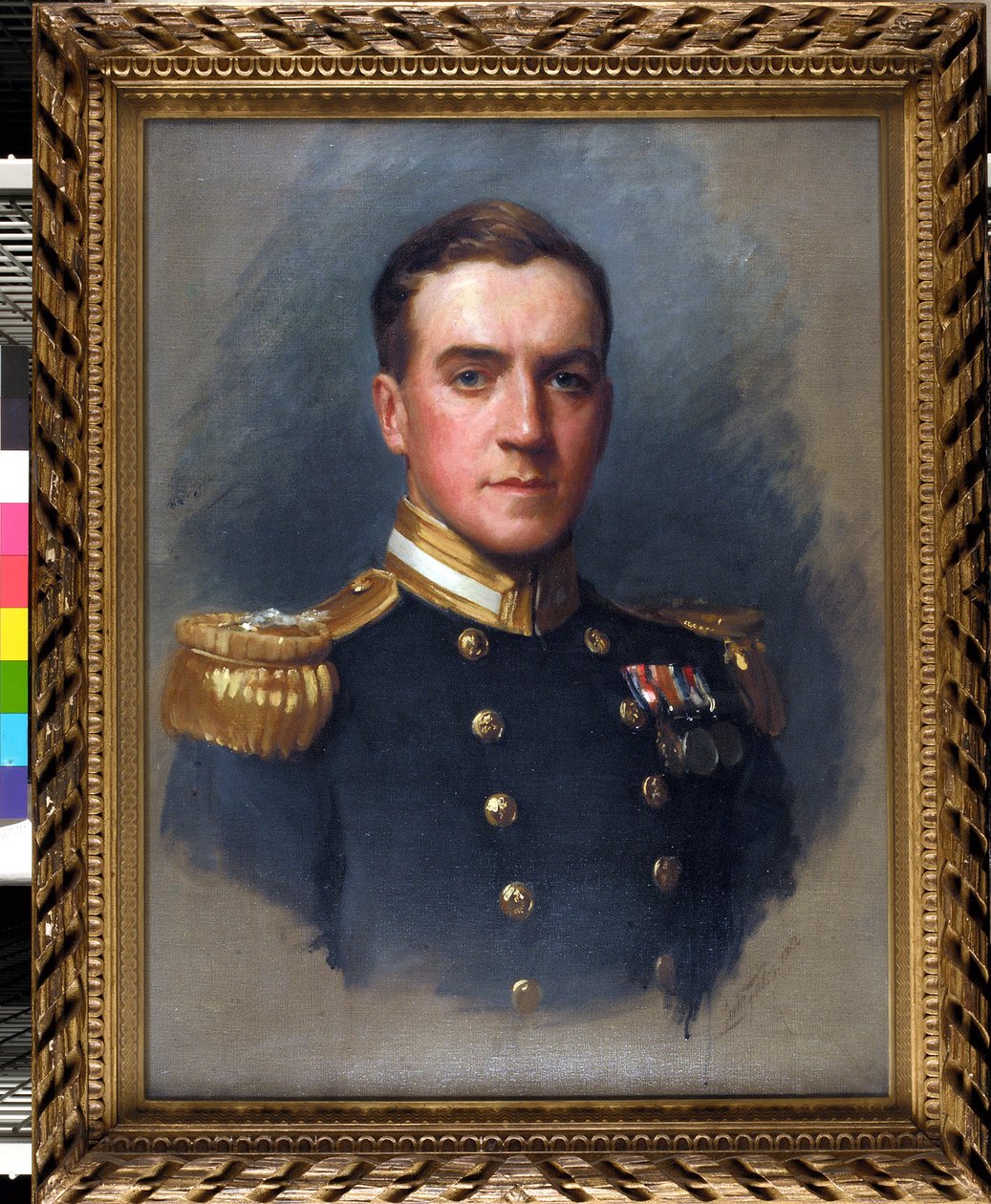 Porträt von Leutnant Denis Quentin Fildes (1889-1975), der 1906 der Royal Navy beitrat von Samuel Luke Fildes