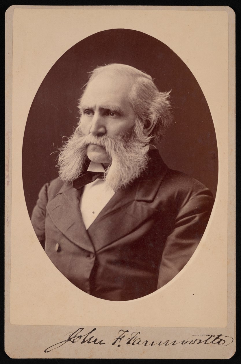 Porträt von John Franklin Farnsworth 1820-1897, vor 1897 von Samuel Montague Fassett