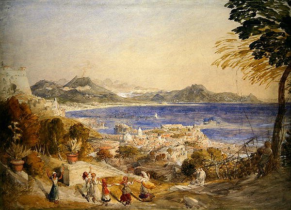 Die Bucht von Neapel von Samuel Palmer