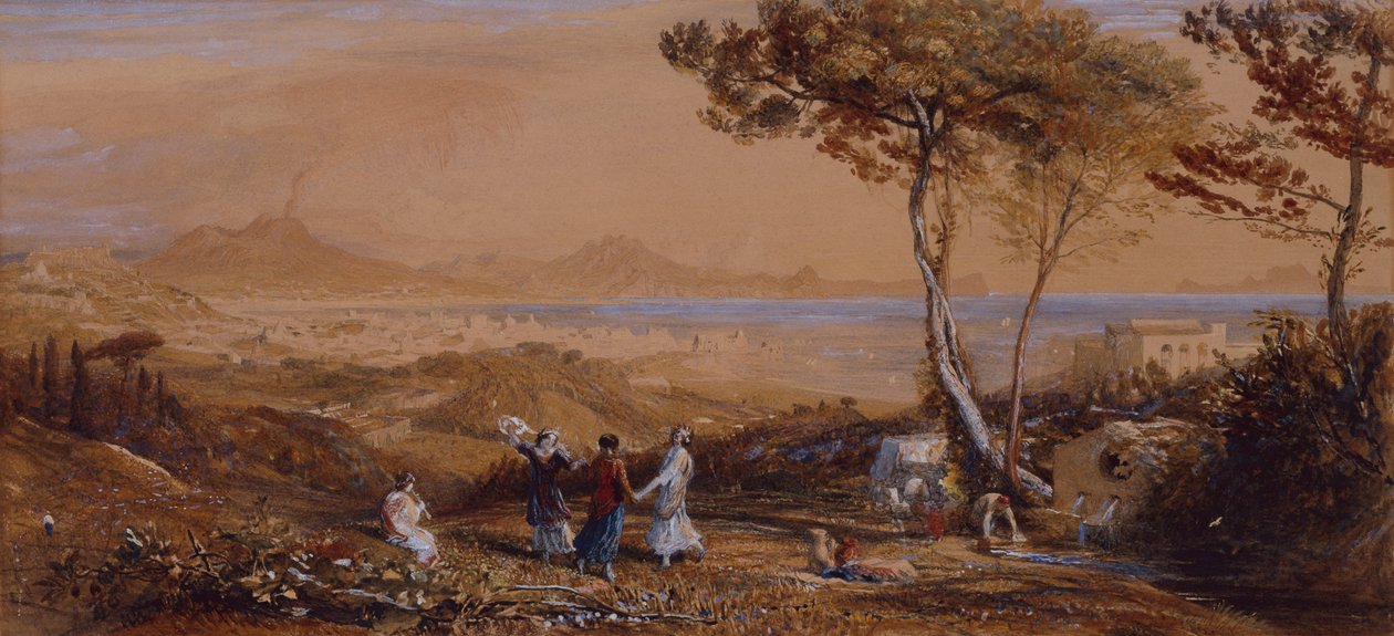 Die Bucht von Neapel von Samuel Palmer