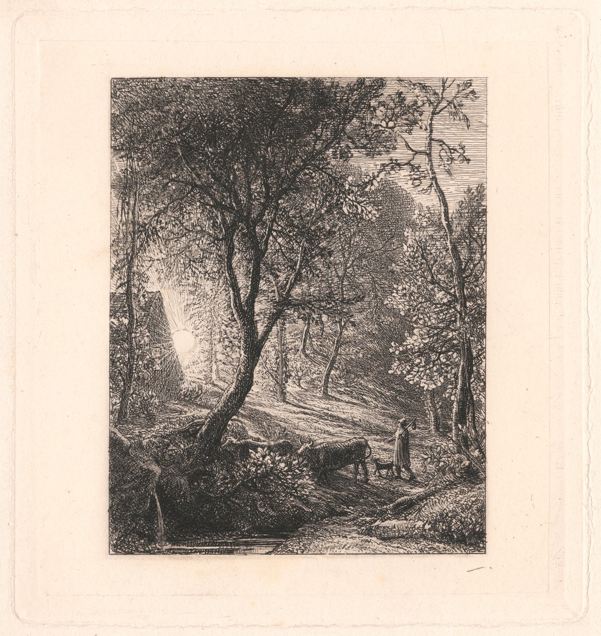 Das Häuschen des Hirten von Samuel Palmer