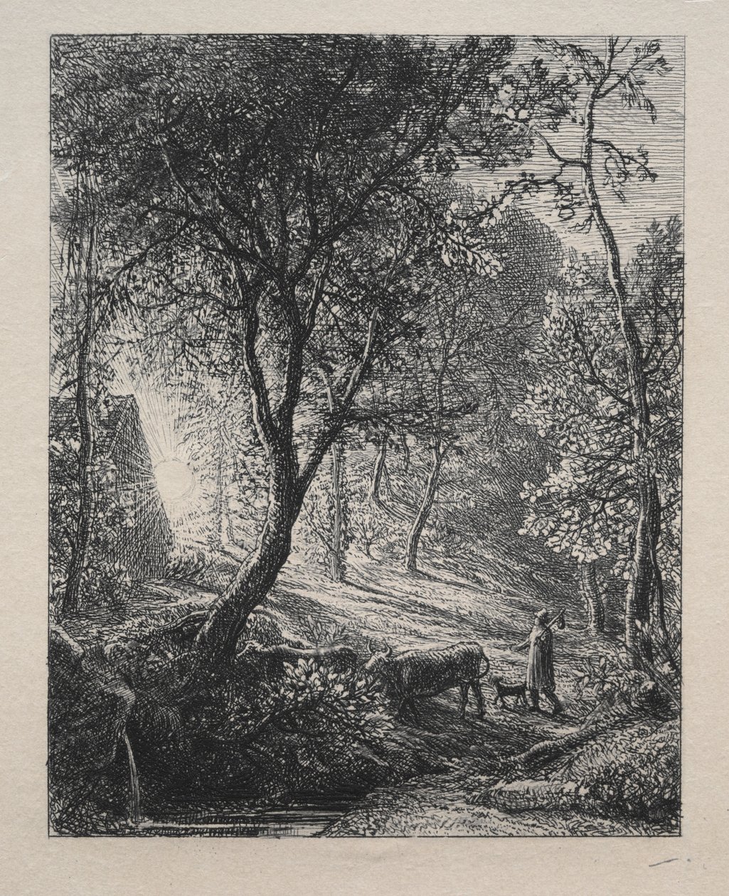 Das Hirtenhaus, 1850 von Samuel Palmer
