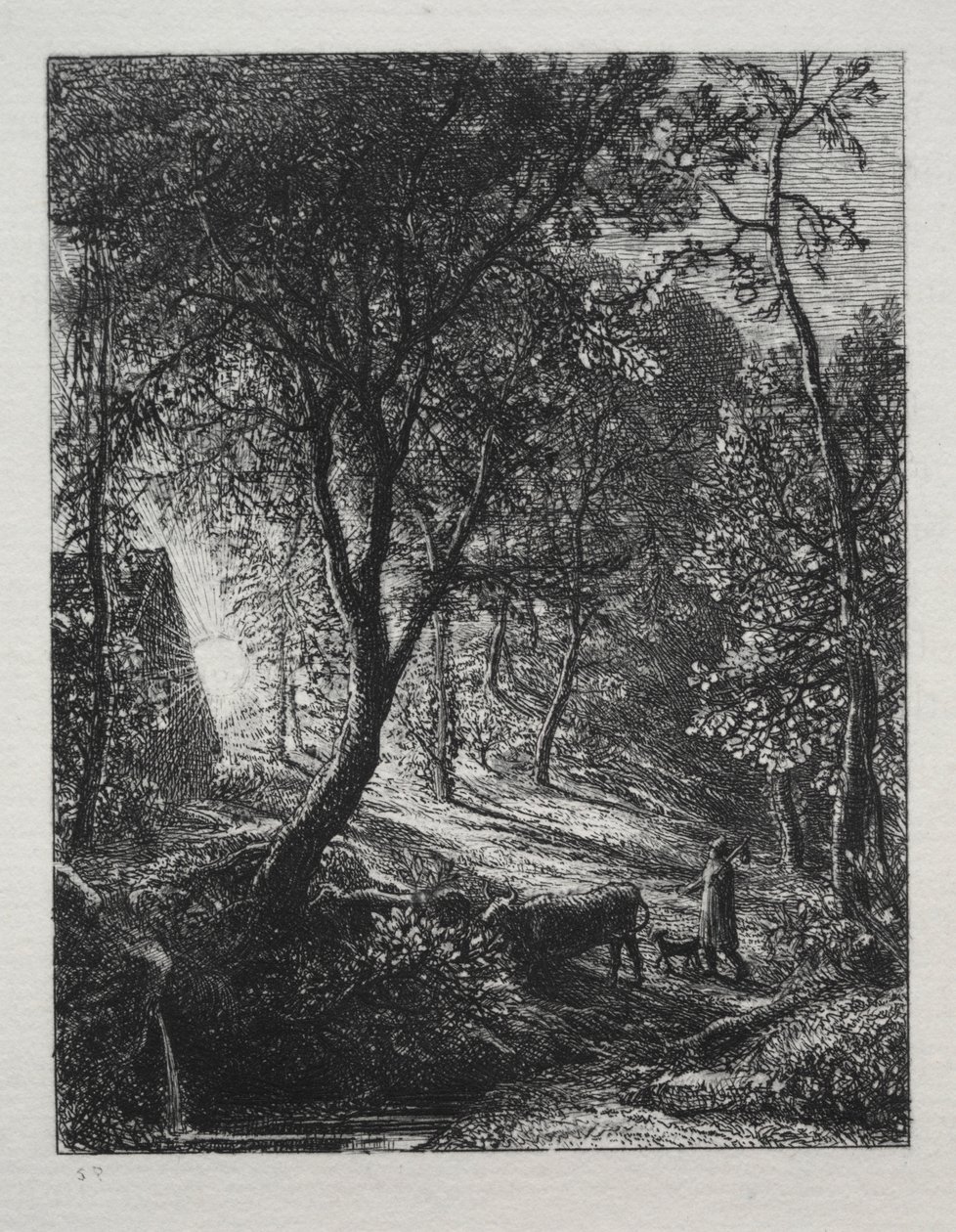 Das Hirtenhaus, 1850 von Samuel Palmer