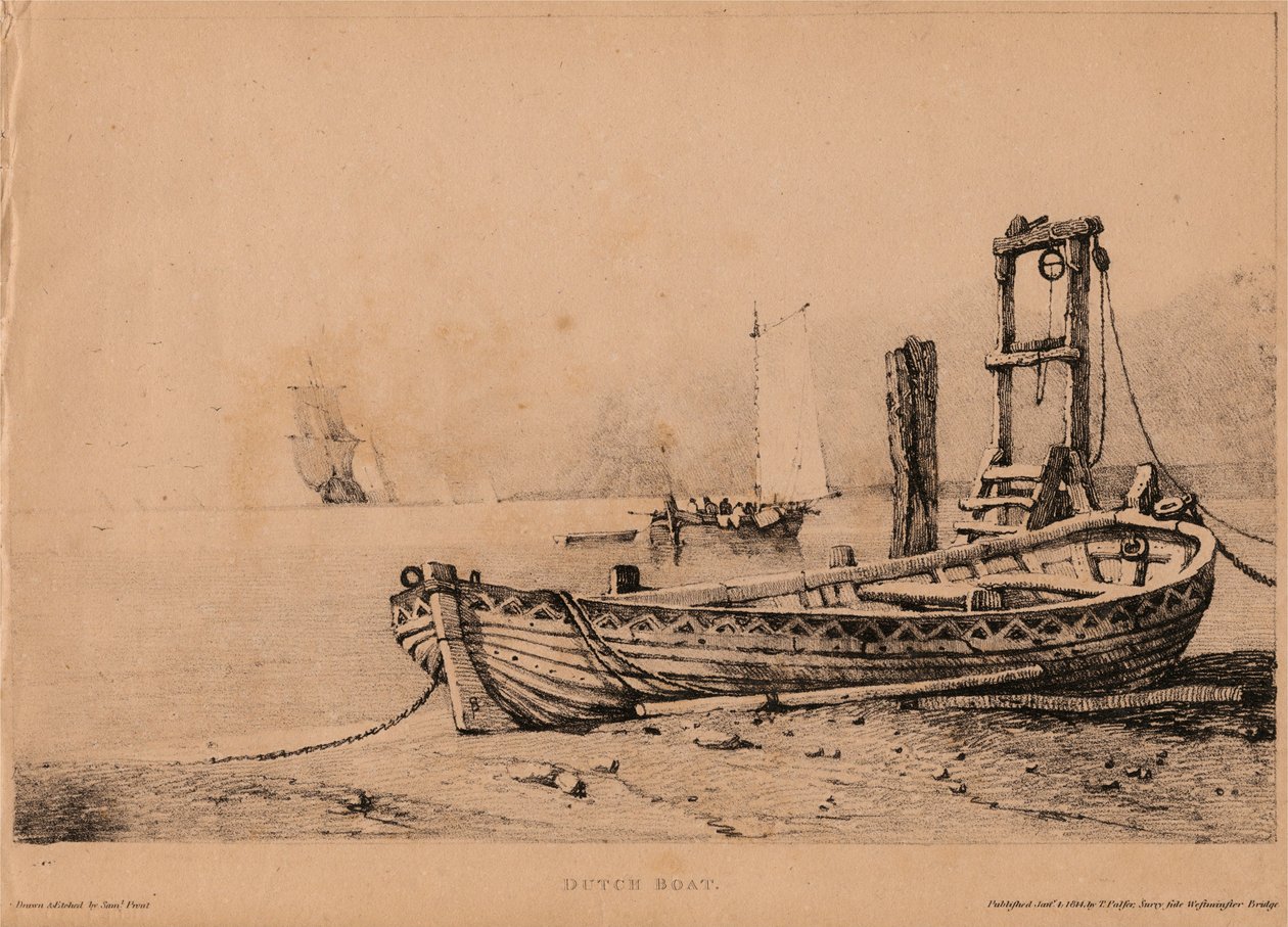 Niederländisches Boot von Samuel Prout