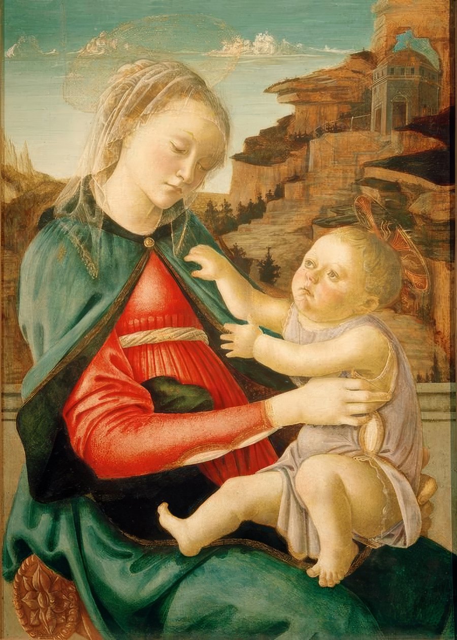 Maria mit Kind (Madonna Guidi) von Sandro Botticelli