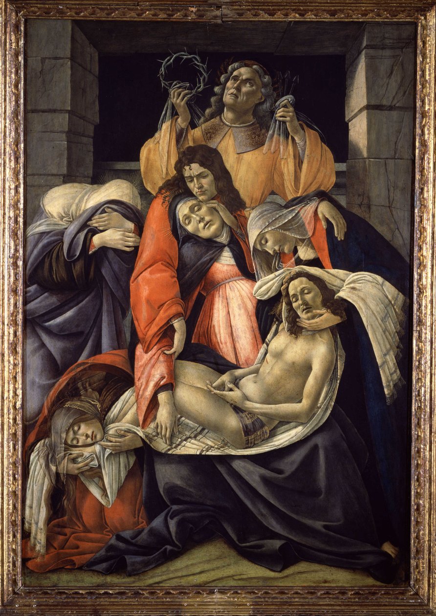 Beweinung Christi von Sandro (1444/5-1510) Botticelli
