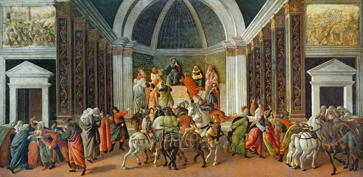 Die Geschichte von Virginia, ca. 1500 von Sandro Botticelli
