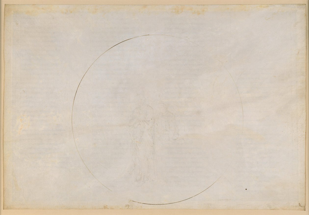 La Divina Commedia, Paradiso XIX. Sechste Planetensphäre: Der Adler erkennt Dantes Zweifel an Verdammung der Heiden und spricht über die unerforschliche Gerechtigkeit Gottes von Sandro Botticelli