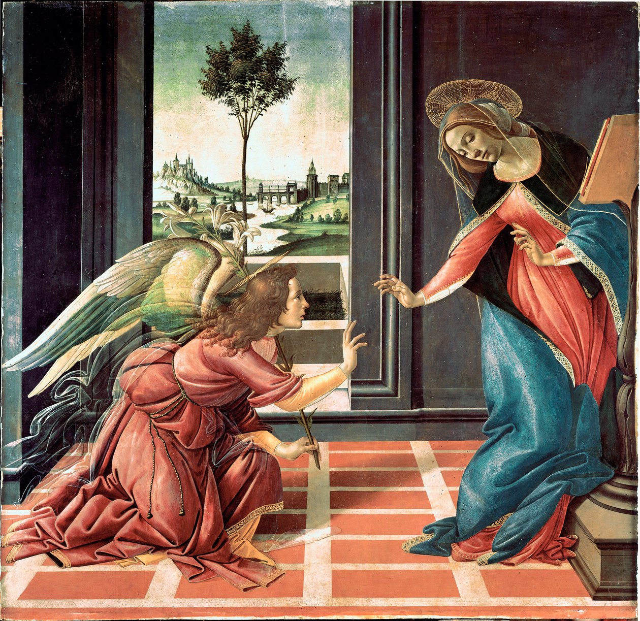 Die Verkündigung von Cestello, 1489 von Sandro Botticelli