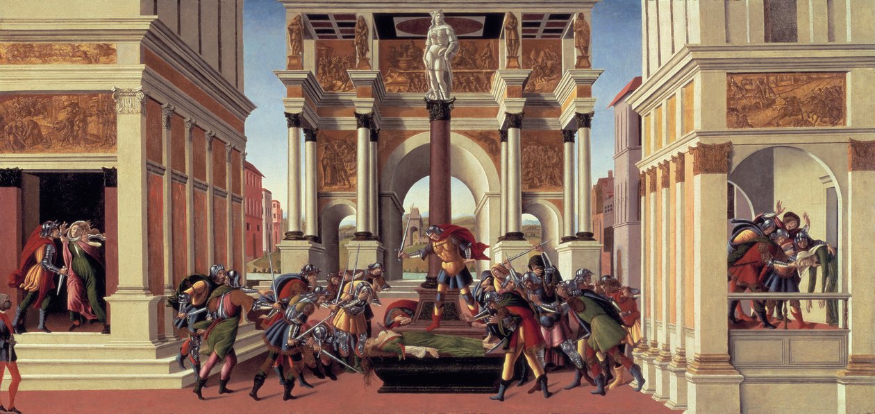 Die Geschichte von Lucretia von Sandro Botticelli