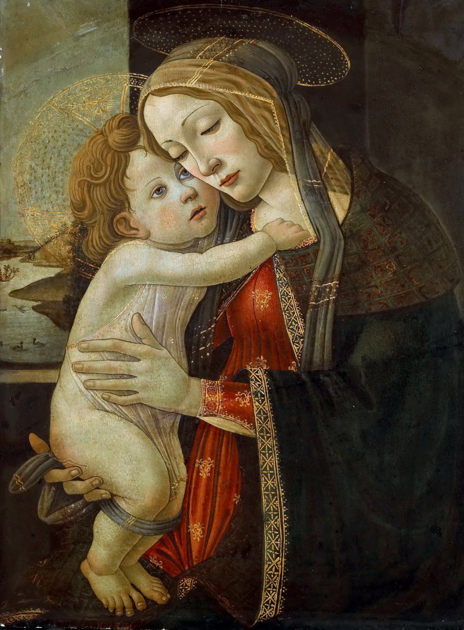 Die Jungfrau und das Kind, ca. 1500 von Sandro Botticelli